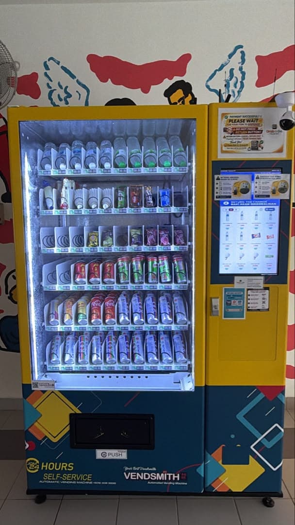 Grab n Go vending machine at PPR Bukit Jalil 2, Puchong